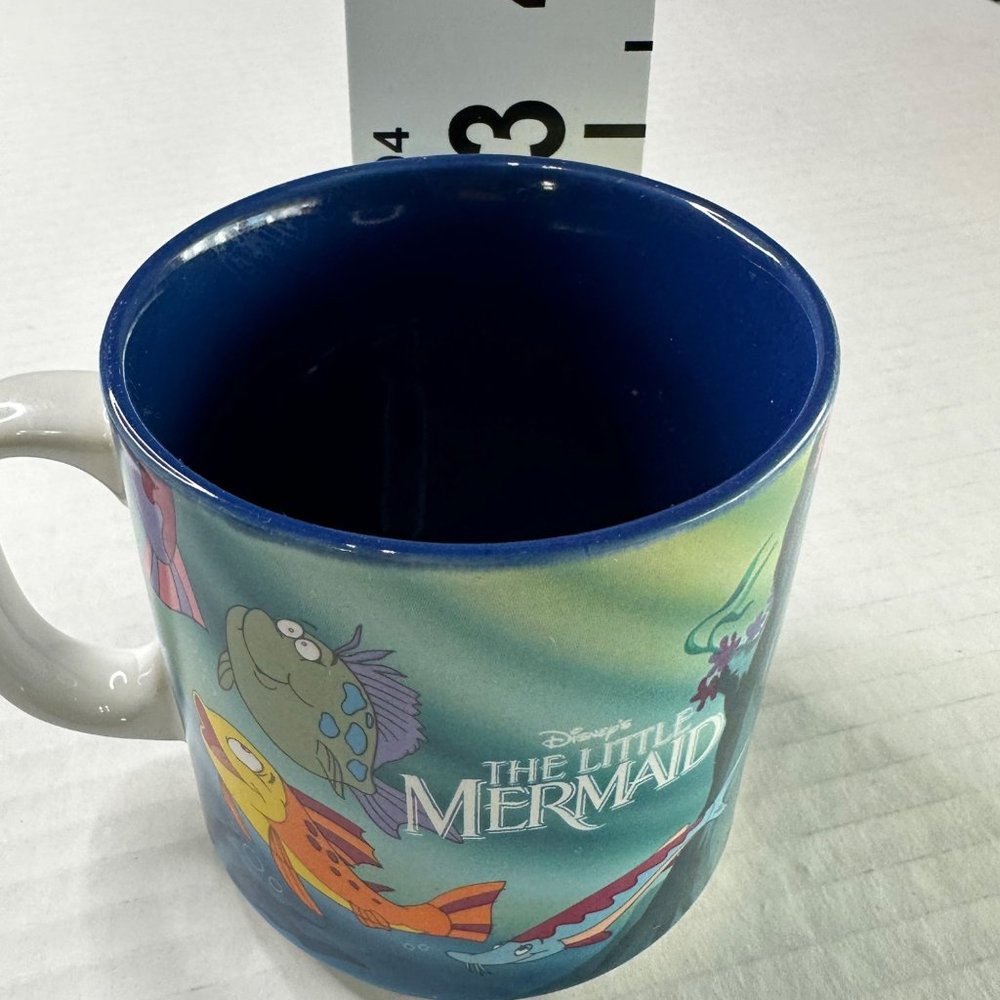 Vintage 90’s Disney Little Mermaid 12 oz Coffee Mug - Picture 4 of 6